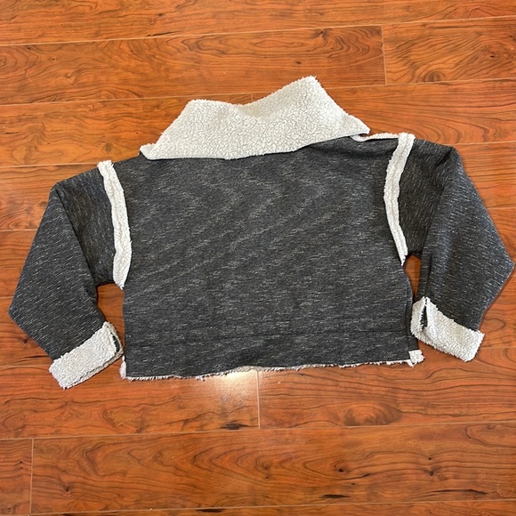 COPY - NWOT Vintage Havana Gray Button Up Fleece Teddy Jacket Coat - Picture 10 of 10